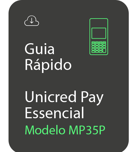 PDF Guia rápido Unicred Pay Smart Modelo MP35P